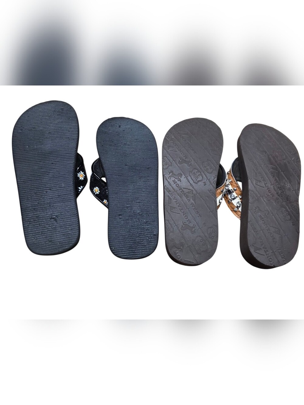 3 Pair Sandal/Flip Flops Size 8 - Picture 7 of 10